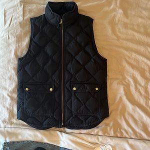 J. Crew Women’s Black Puffer Vest